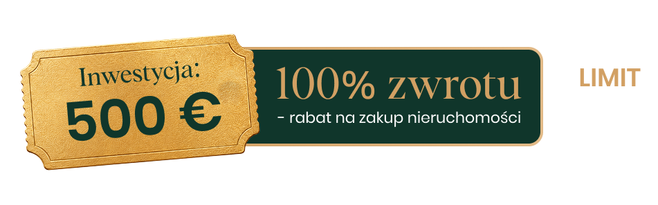 Inwestycja 500€ · 100% zwrotu · Limit 10 miejsc